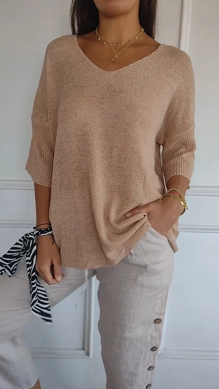 Ladies Cozy Sweater Top - Luxivelle