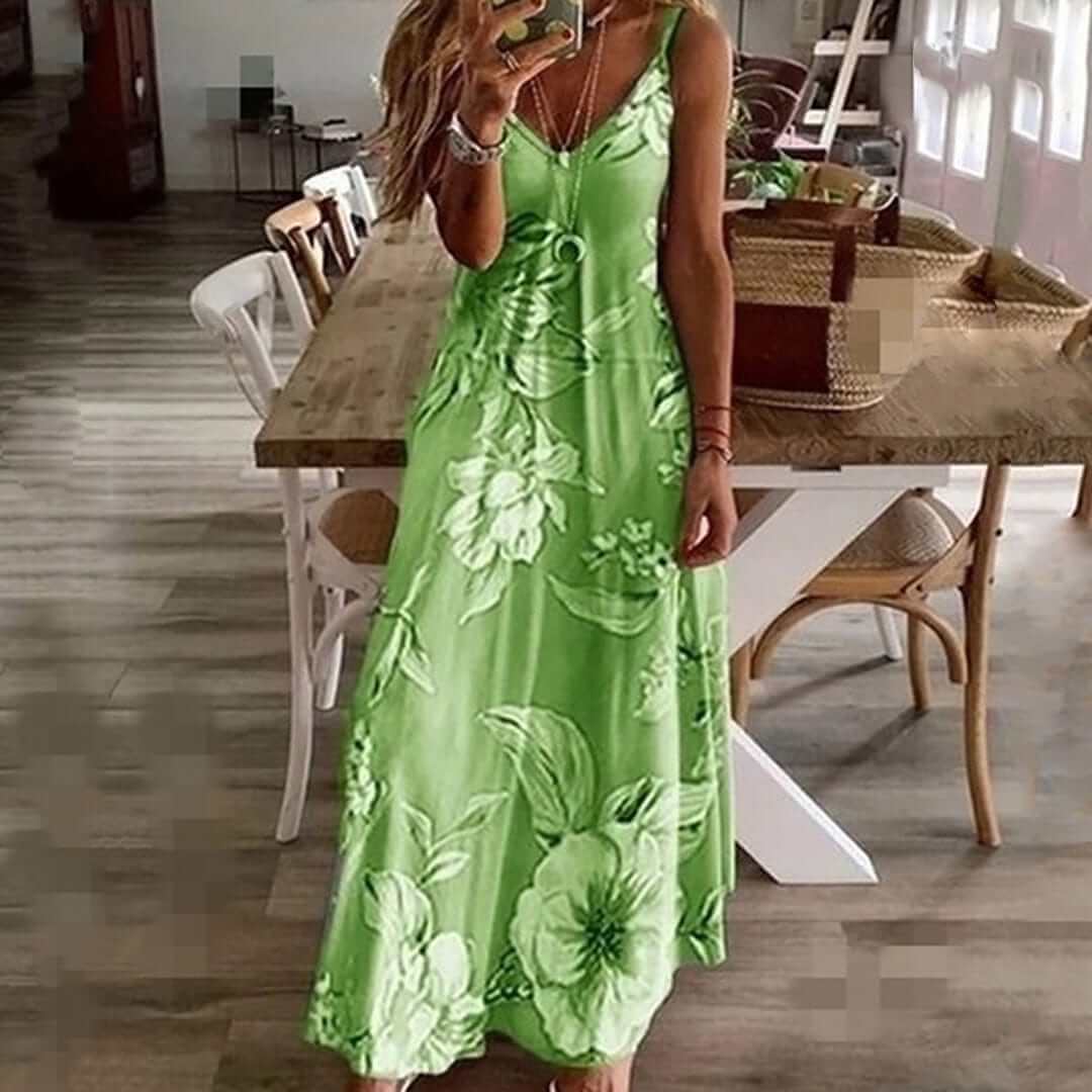 Summer Floral Sundress - Relaxed Fit