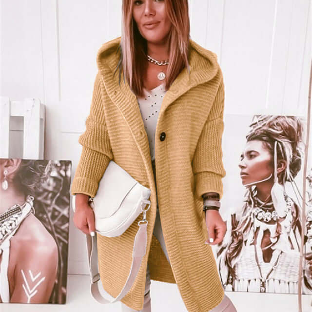 Cozy Button Front Sweater