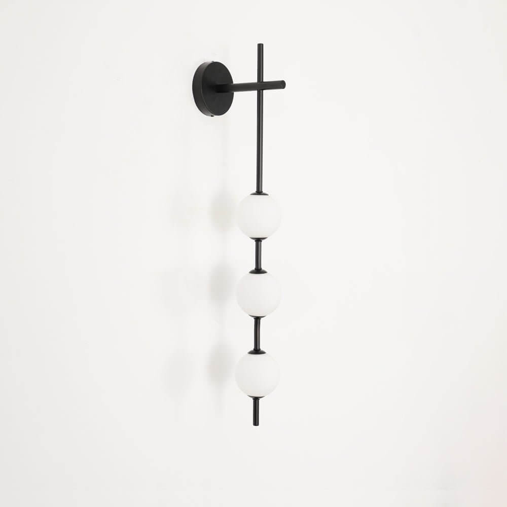 Sleek Round Glass Wall Light