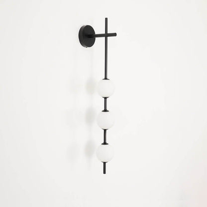 Sleek Round Glass Wall Light