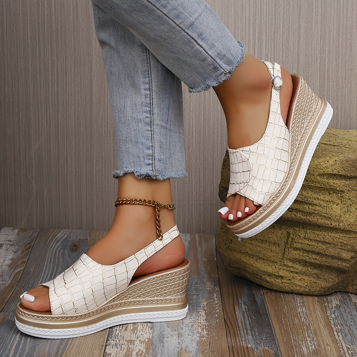 Chic Summer Wedge Sandals