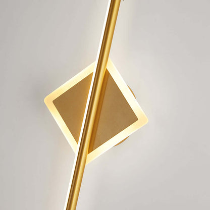 Contemporary LED Sconce Light, Round or Square Shape