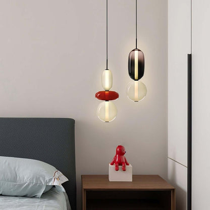Vibrant Glass Drop Ceiling Light