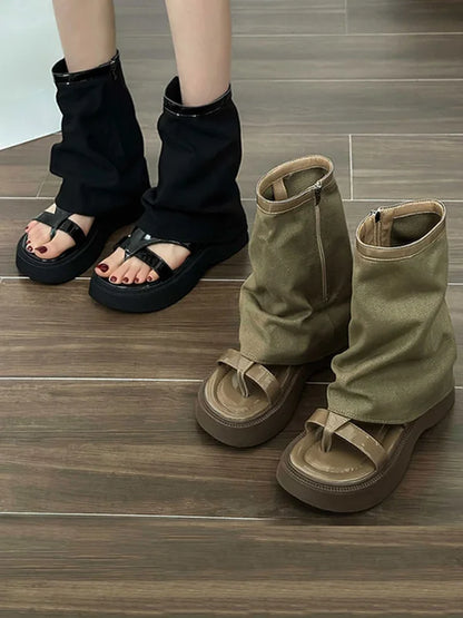 Ankle Strap Boots for Ladies