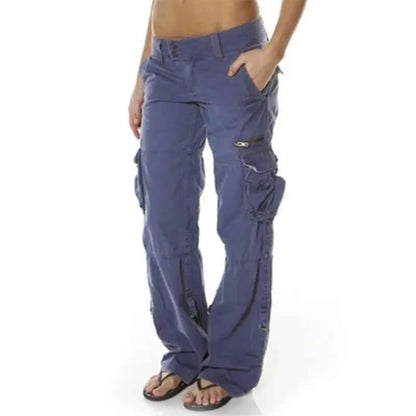 Relaxed Fit Combat Cargo Pants