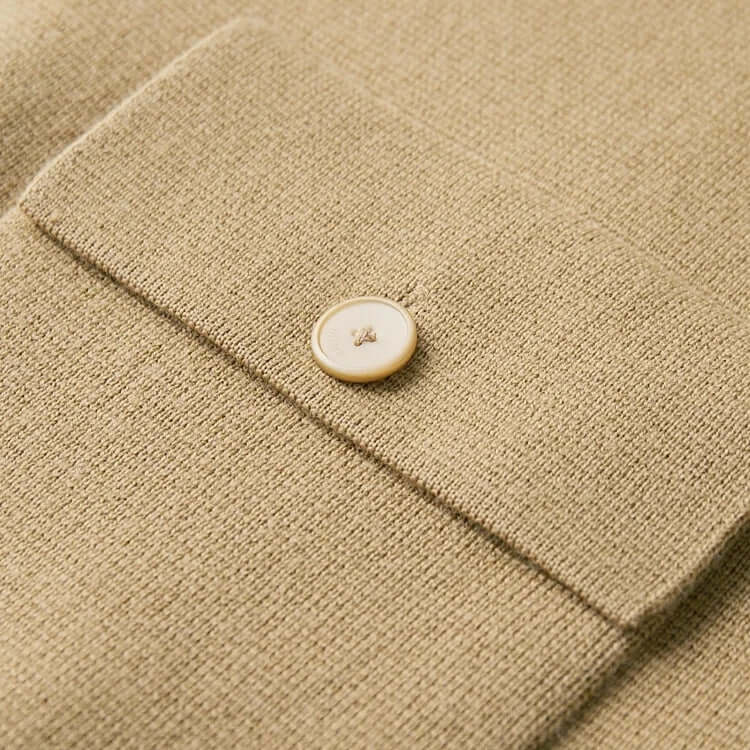 Soft Men's Wool Cardigan Sweater