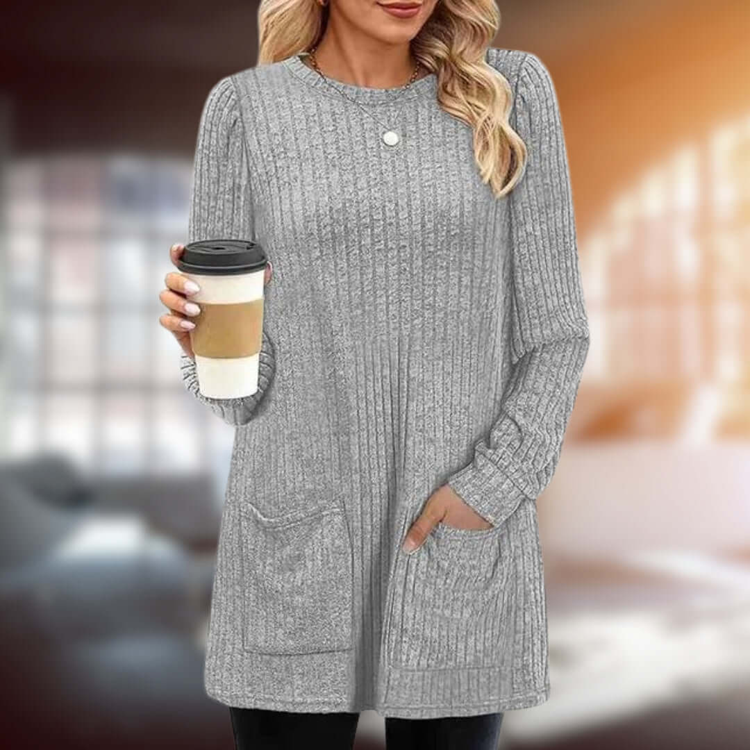 Soft Women's Casual Crew Neck Sweater