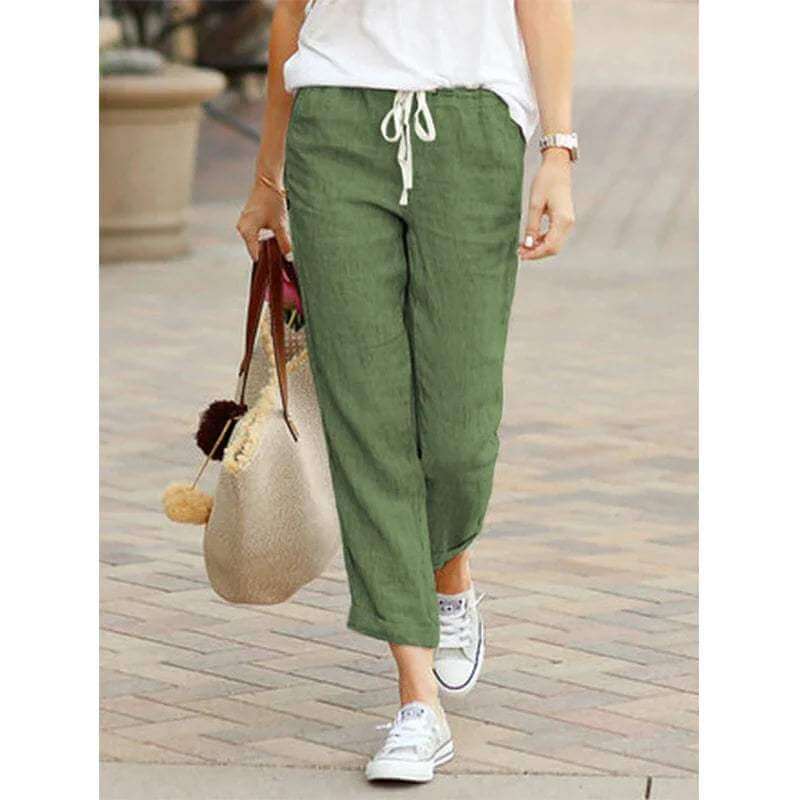 Comfortable Casual Elastic Waist Pants