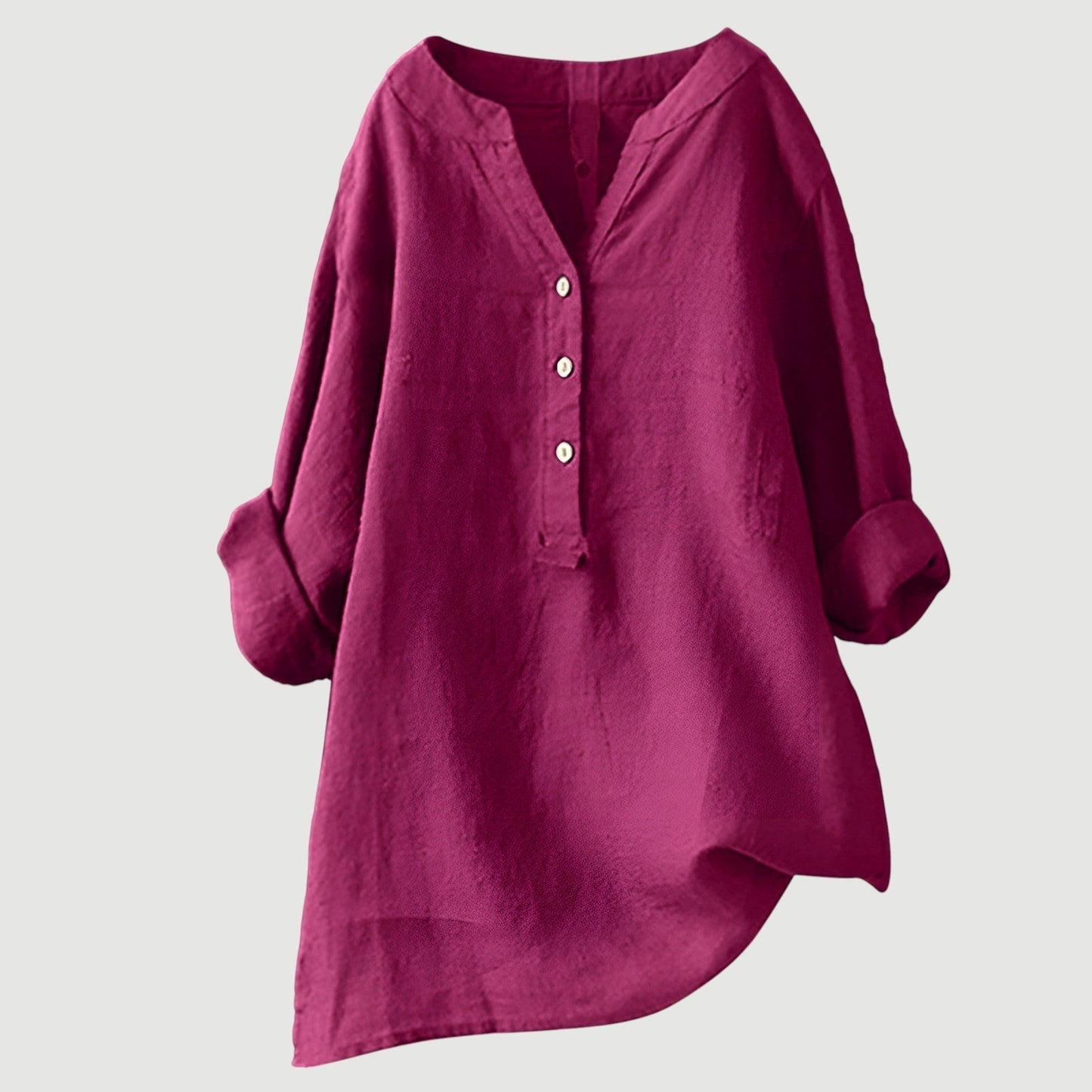 Casual Fit Button Down Tunic