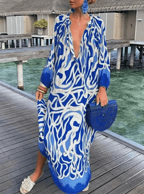 Vibrant Floral Sundress for Women - Luxivelle