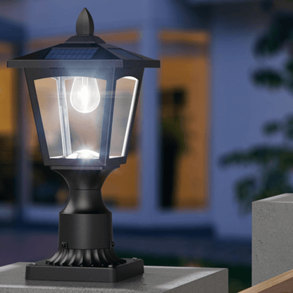 Rustic Black Garden Lantern Outdoor Light