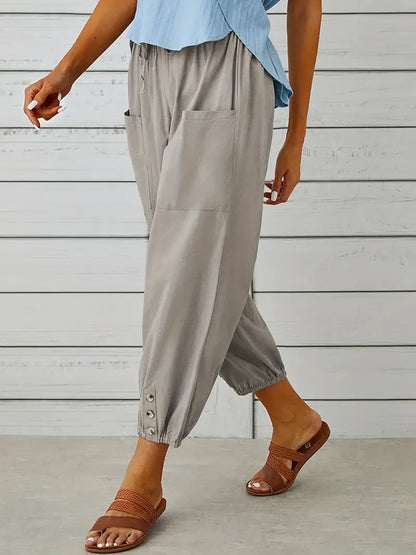 Ladies Comfort Fit Straight Leg Pants
