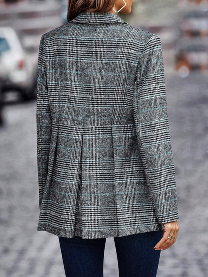 Katie | Informal plaid blazer
