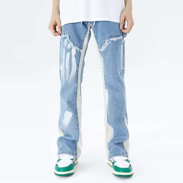 Relaxed Fit Wide Leg Jeans - Luxivelle