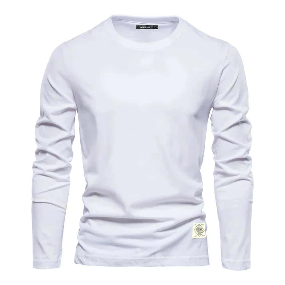 Relaxed Fit Men's Crew Neck Long Sleeve Tee