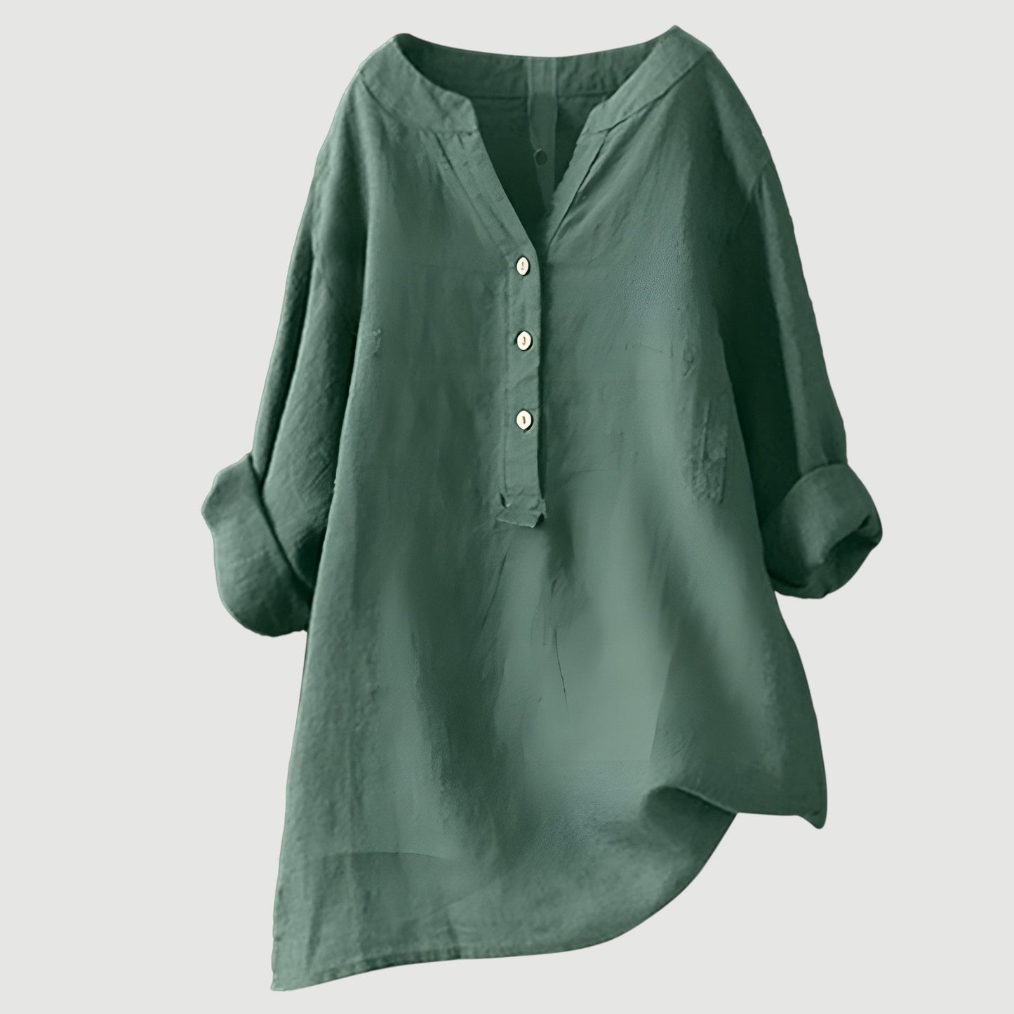 Casual Fit Button Down Tunic