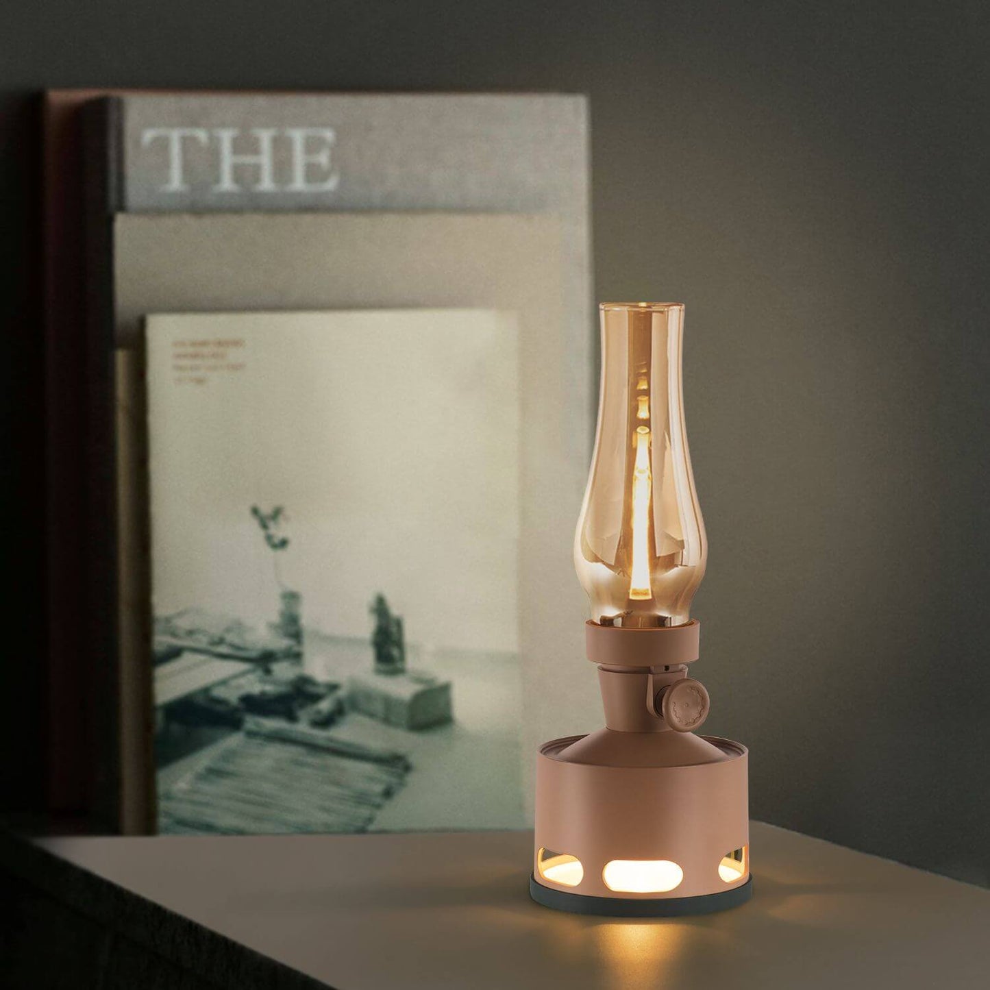 Retro LED Lantern - Rechargeable USB Powered