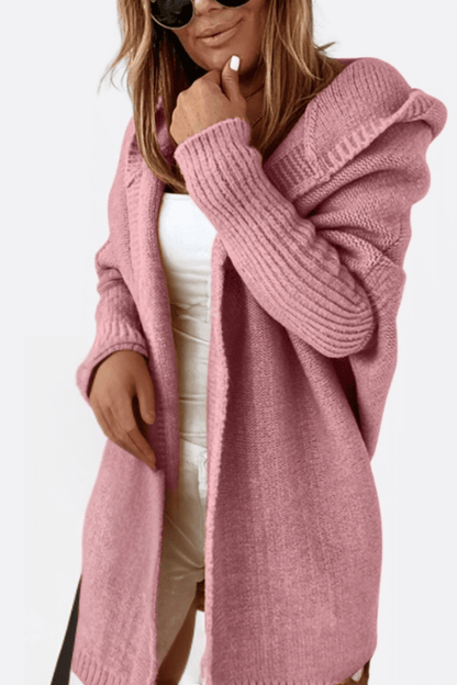 Ladies' Warm Cable Knit Jacket - Luxivelle