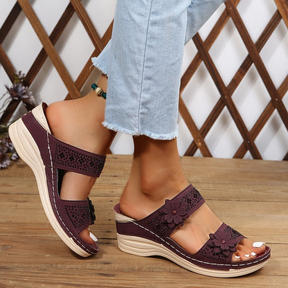 Delor | Comfortable Flower Sandals