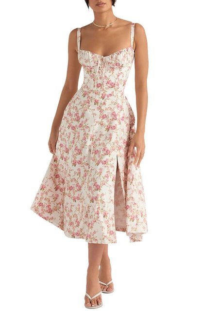 Fashionable Graphic Corset Dress