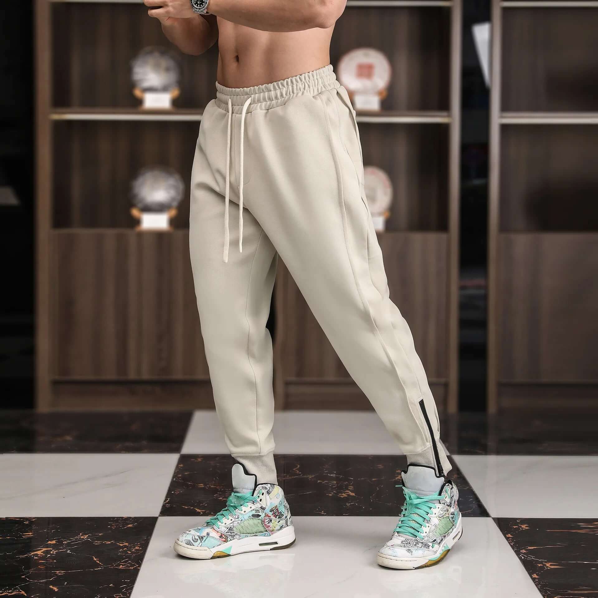Relaxed Fit Men's Jogger Pants - Luxivelle