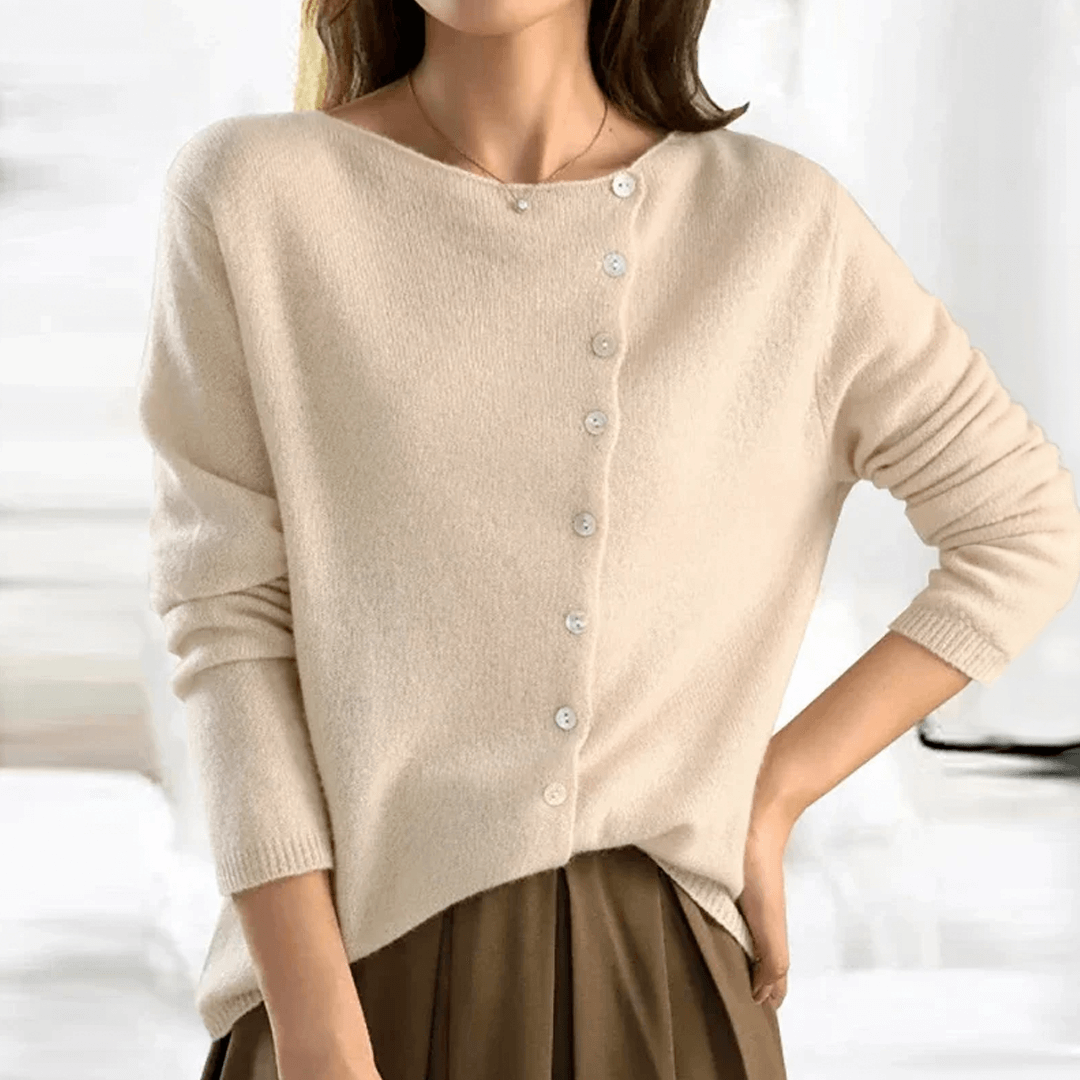 Ladies Cozy Cable Knit Sweater