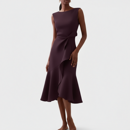 Elegant Flowy Midi Dress