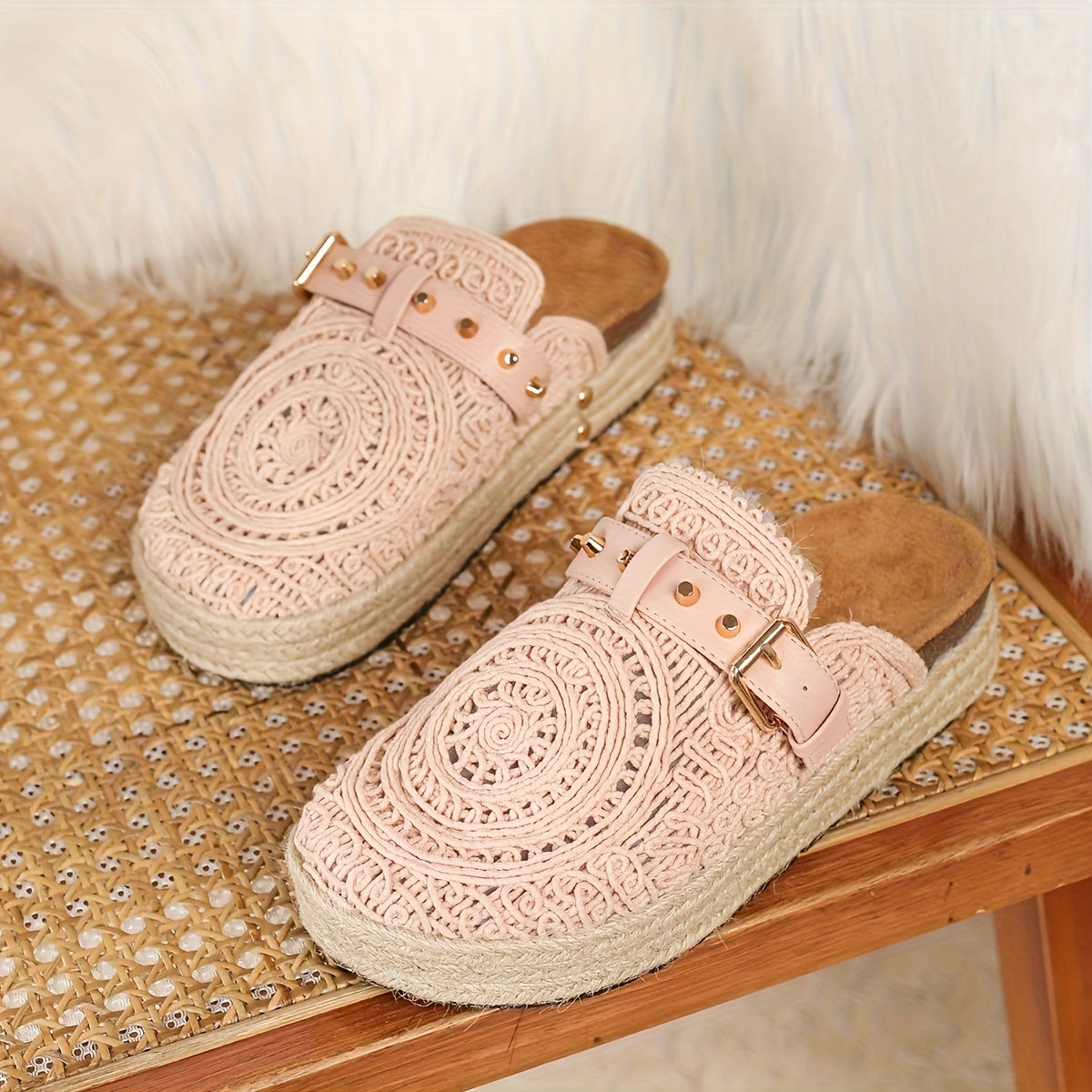 Bohemian Handmade Crochet Slippers