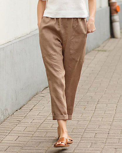 Comfortable Women's Short Pants with Pockets