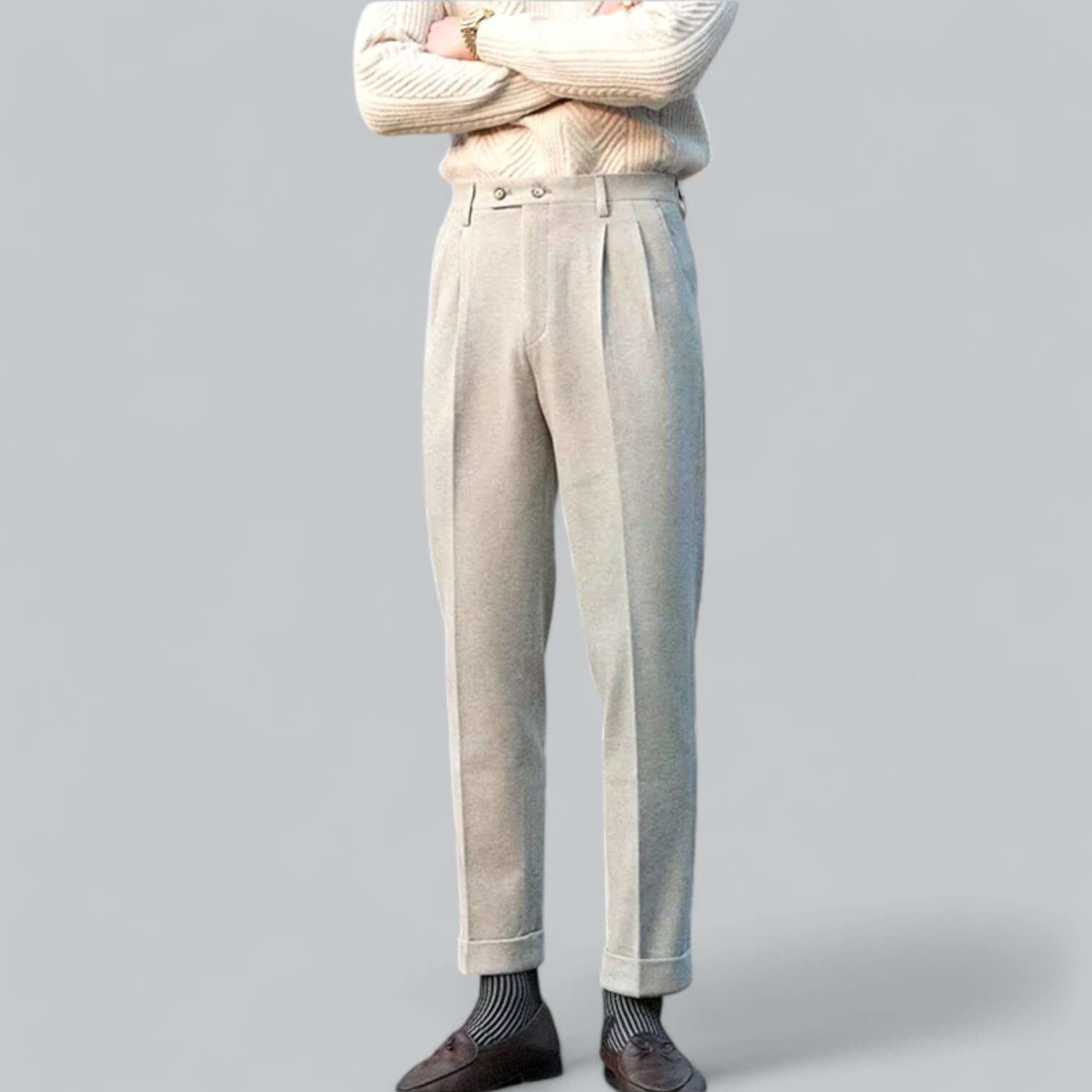 Slim Fit Stretch Dress Pants for Men - Luxivelle