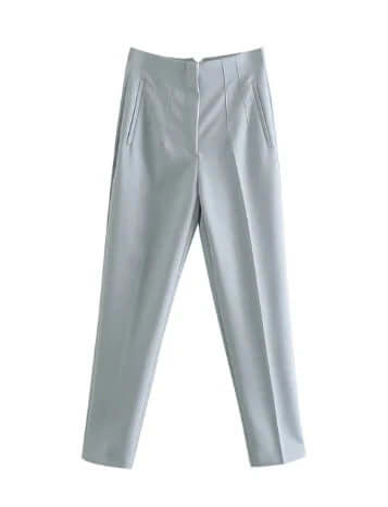 Slim Fit High Waist Pants
