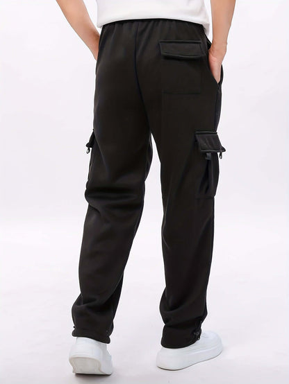 Warm Mens Jogger Pants with Extra Pockets