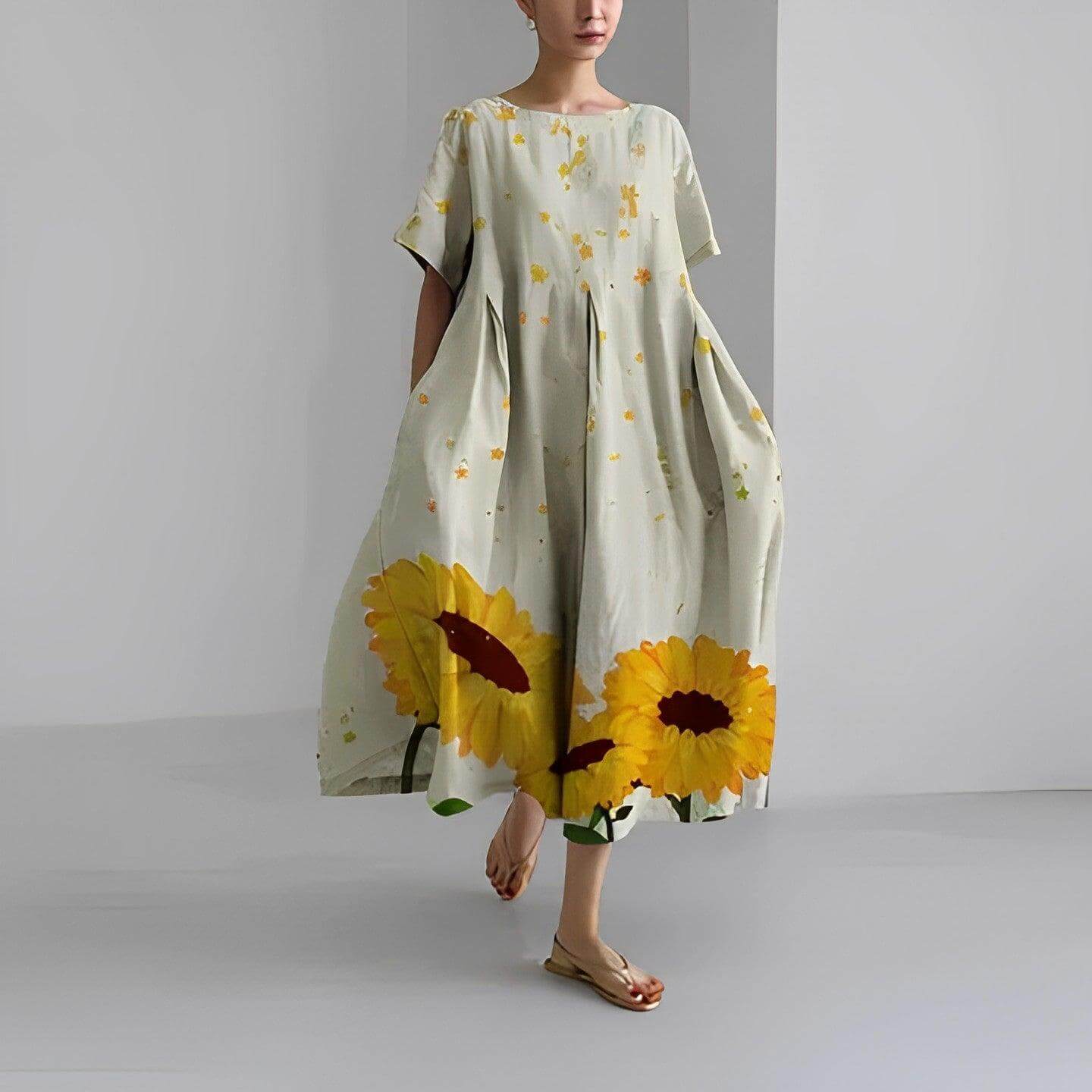 Comfy Floral Sundress for Women