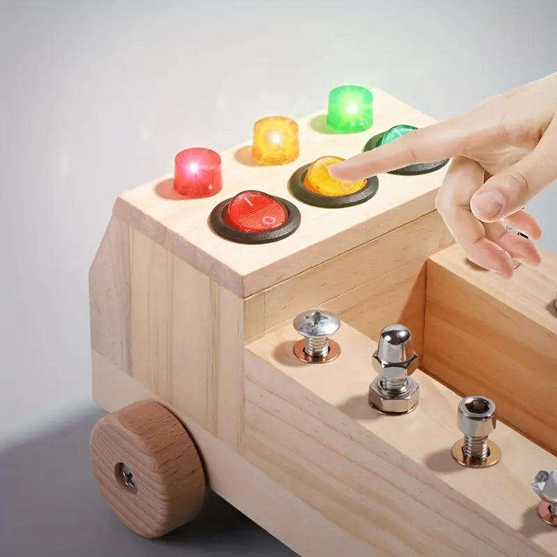 Educational Wooden Activity Board for Kids