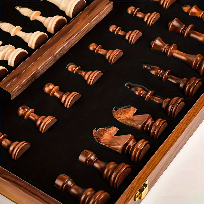 Classic Wooden Chess Board Game Set