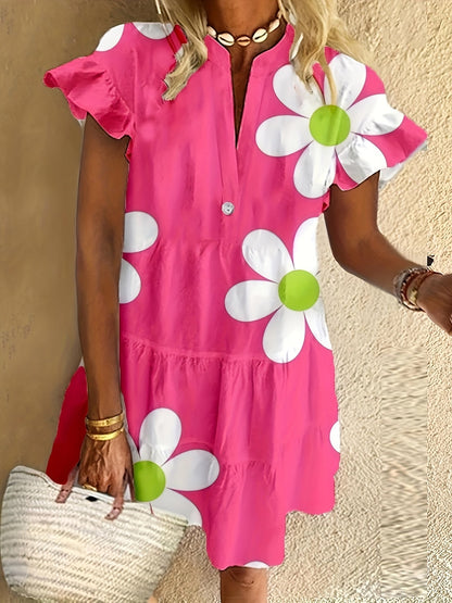 Floral Chic Fit Women's Dress