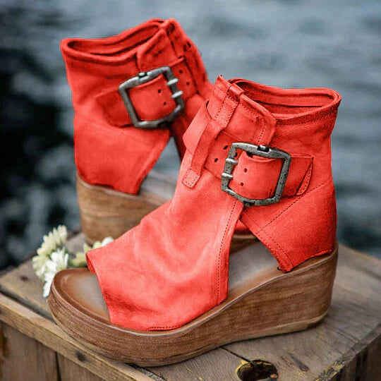 Ladies High Heel Summer Sandal Boots