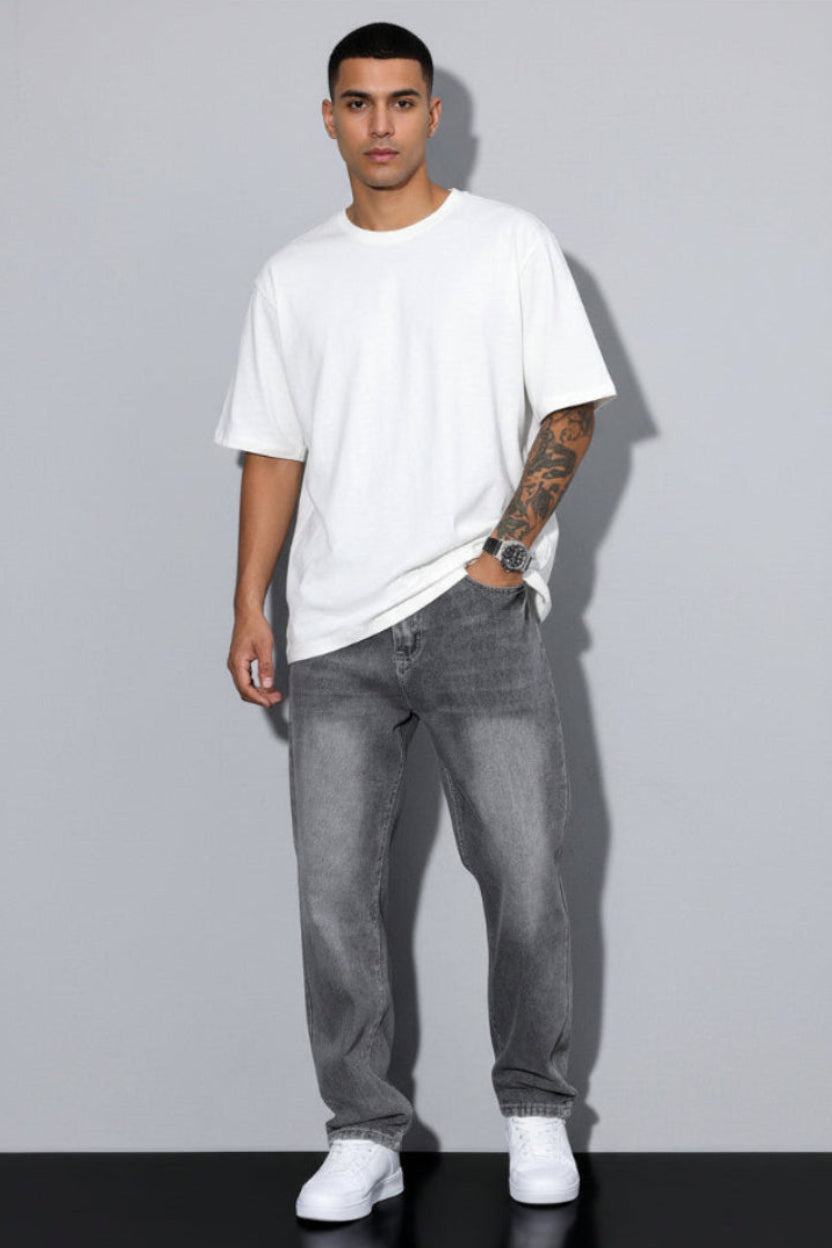 Relaxed Fit Men's Blue Jeans - Luxivelle