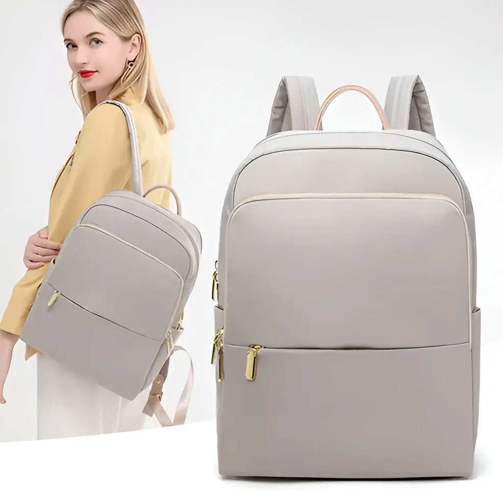 Fashionable Womens Daily Laptop Backpack - Luxivelle