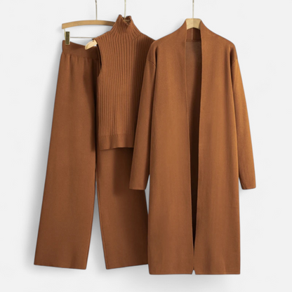 Cozy Women's 3-Piece Sweater Outfit Set
