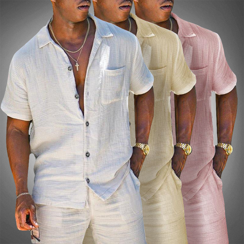 Lightweight Summer Mens Cotton Linen Suit Set - Luxivelle
