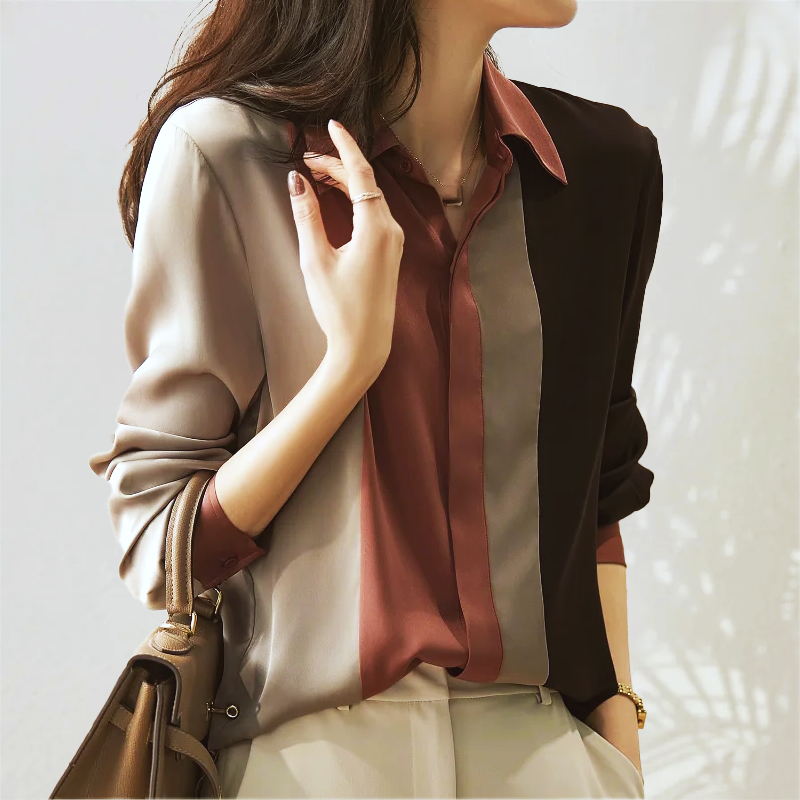Classic Fit Stripe Women's Shirt