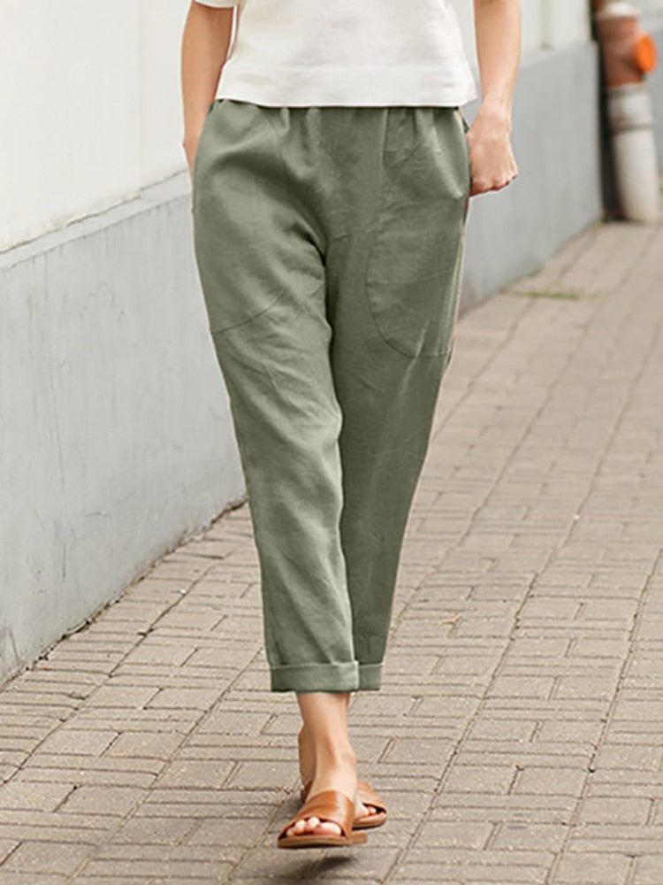 Comfortable Loose Fit Women's Summer Trousers