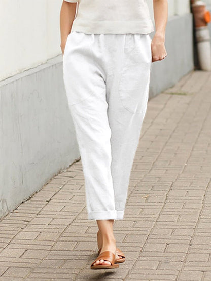 Comfortable Loose Fit Women's Summer Trousers