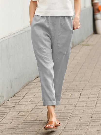Comfortable Loose Fit Women's Summer Trousers
