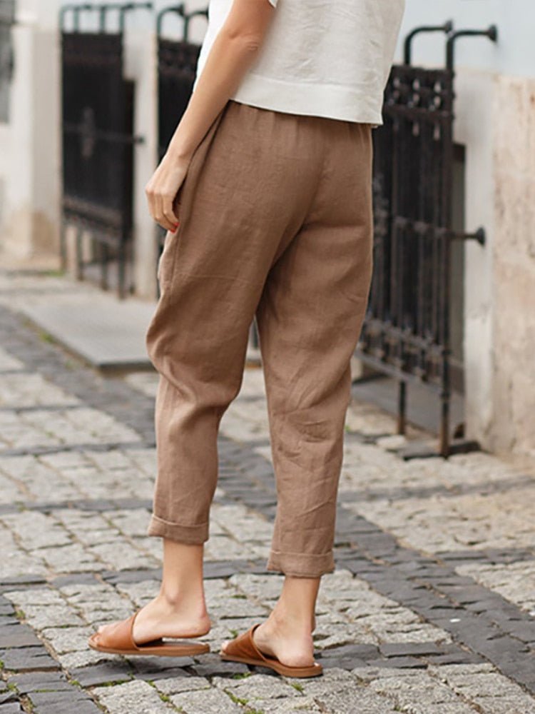 Comfortable Women's Pants with Side Pockets