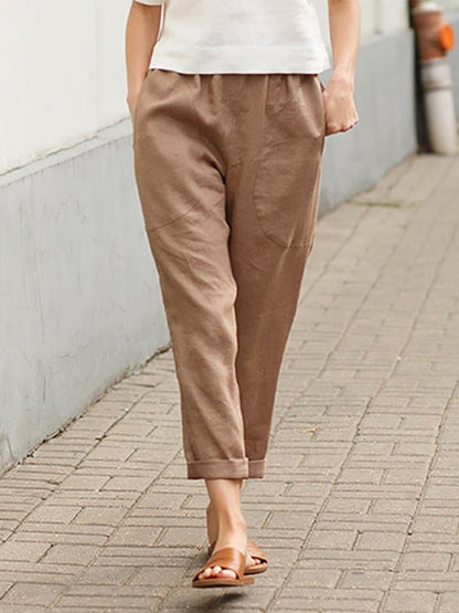 Comfortable Women's Pants with Side Pockets