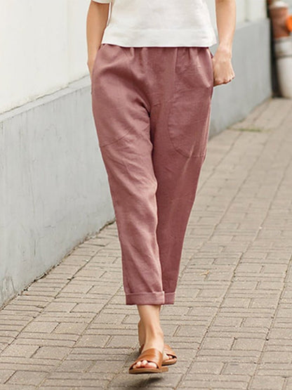 Comfortable Loose Fit Women's Summer Trousers