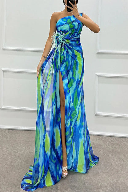 Colorful Long Summer Dress - Luxivelle
